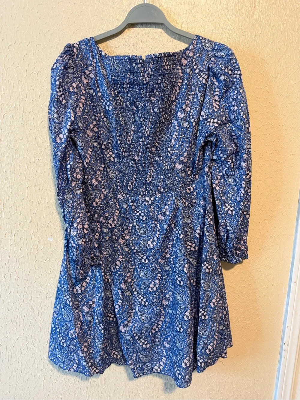 J.‎ Crew Liberty Fabric Mini Dress Size 6 Floral Paisley 100% cotton